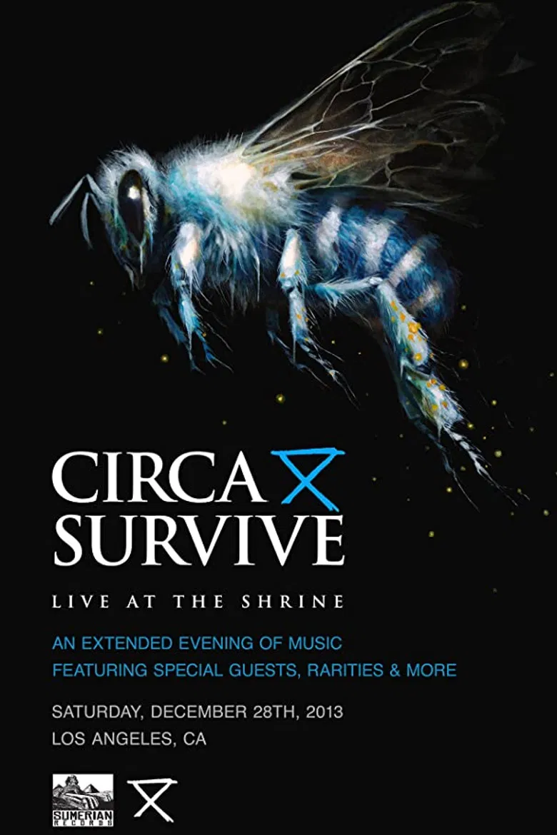 Circa Survive Live From Shrine Expo Hall Los Angeles poster background