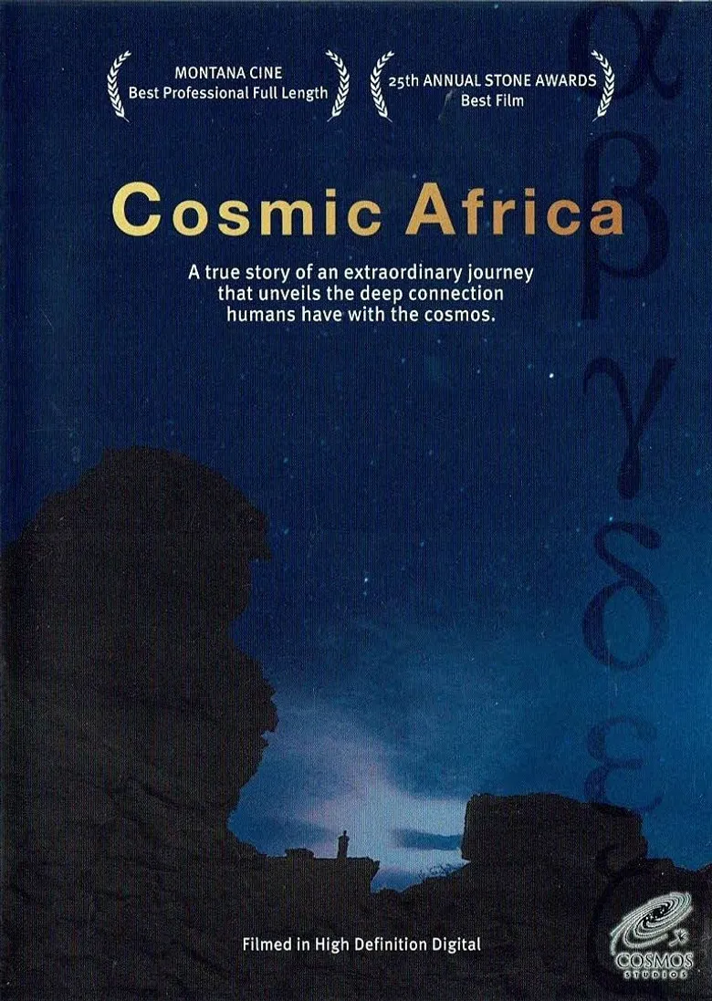 Cosmic Africa poster background