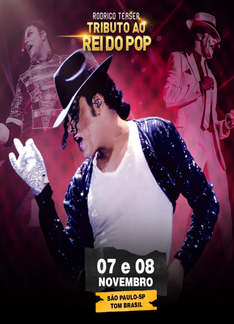 Rodrigo Teaser - Tributo ao Rei do Pop poster background