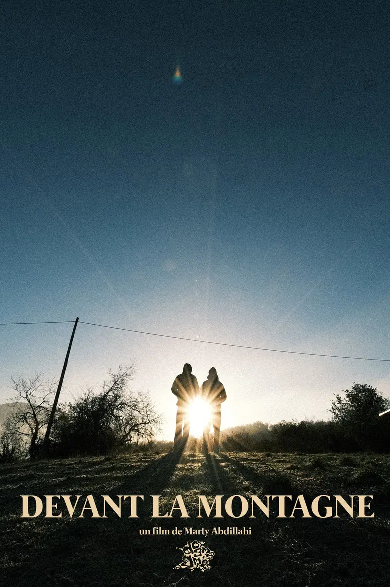 Devant la montagne poster background