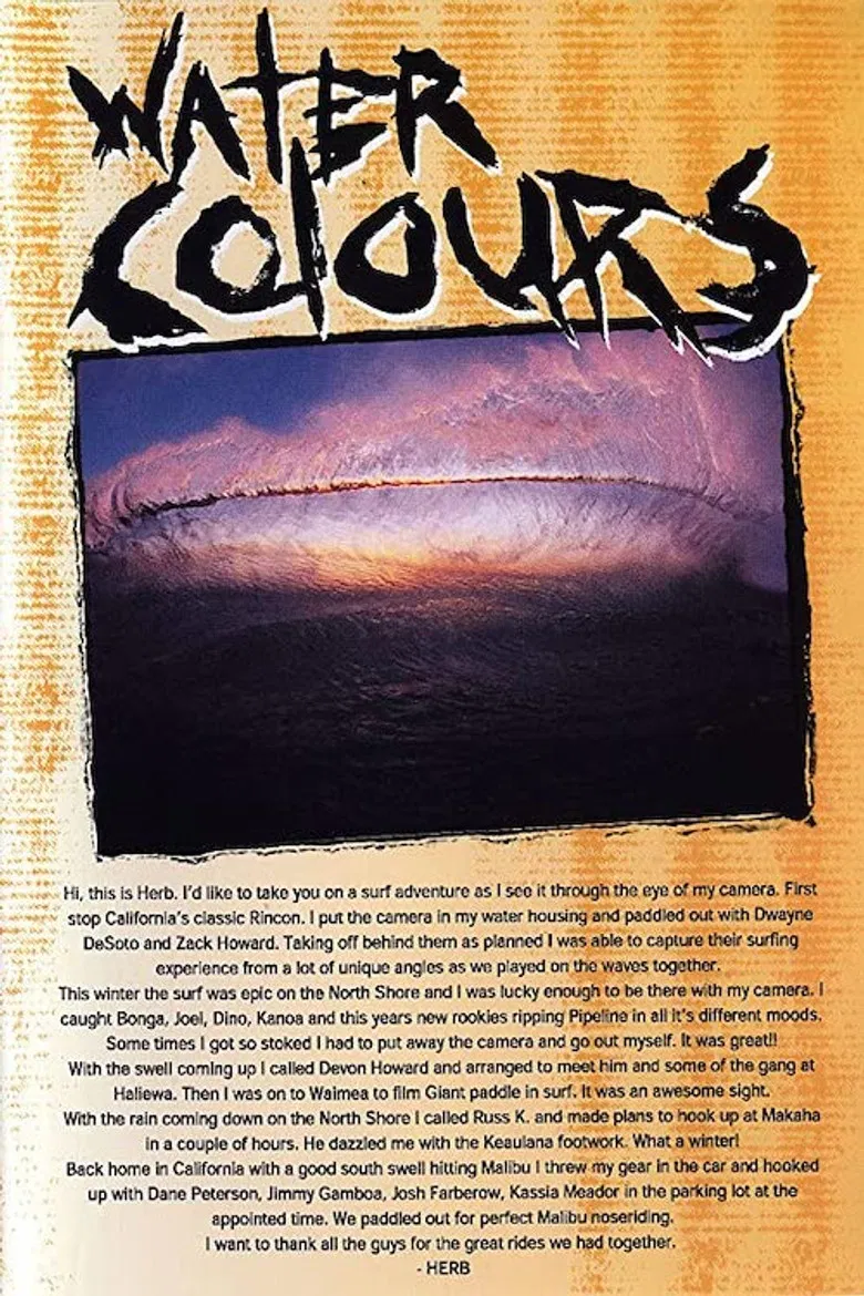 Water Colours poster background