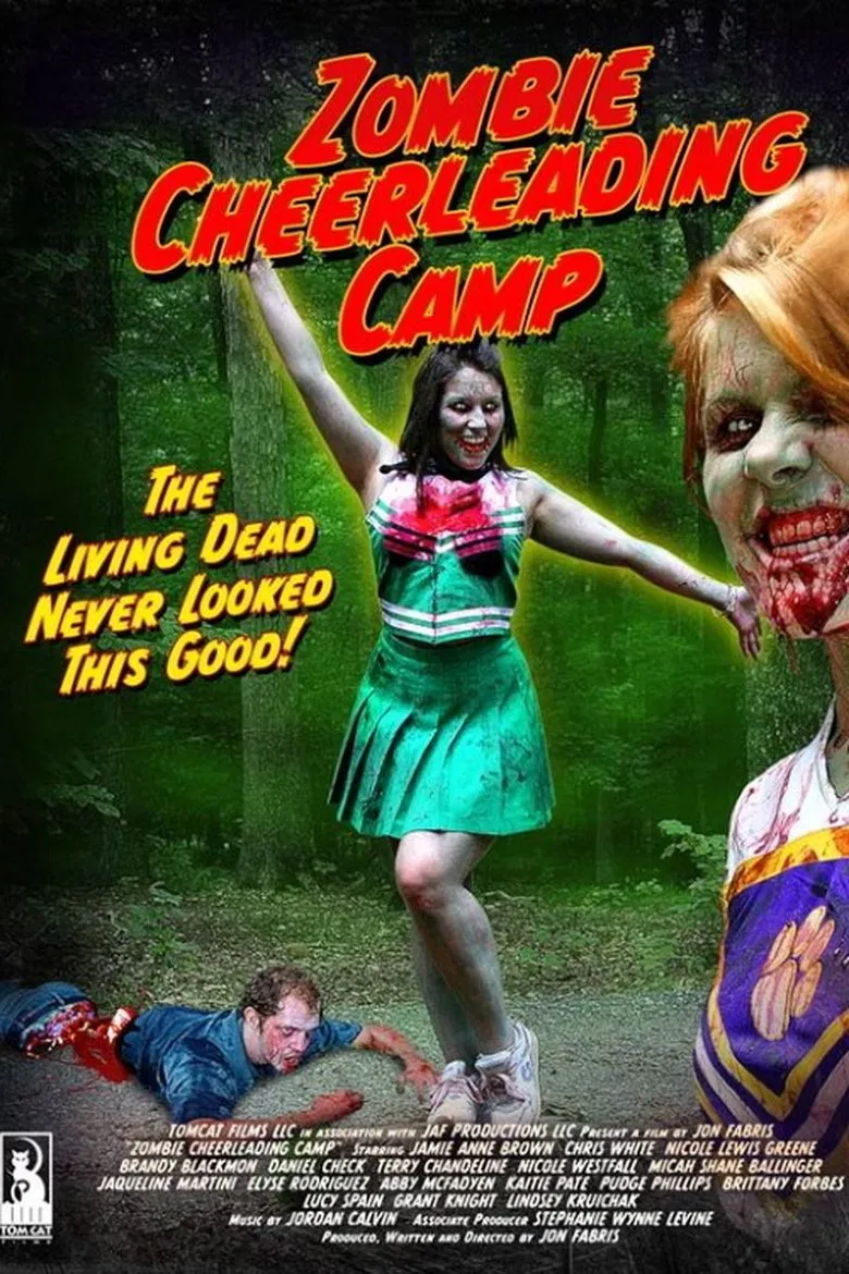 Zombie Cheerleader Camp poster background