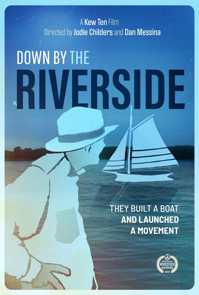Down By The Riverside poster background
