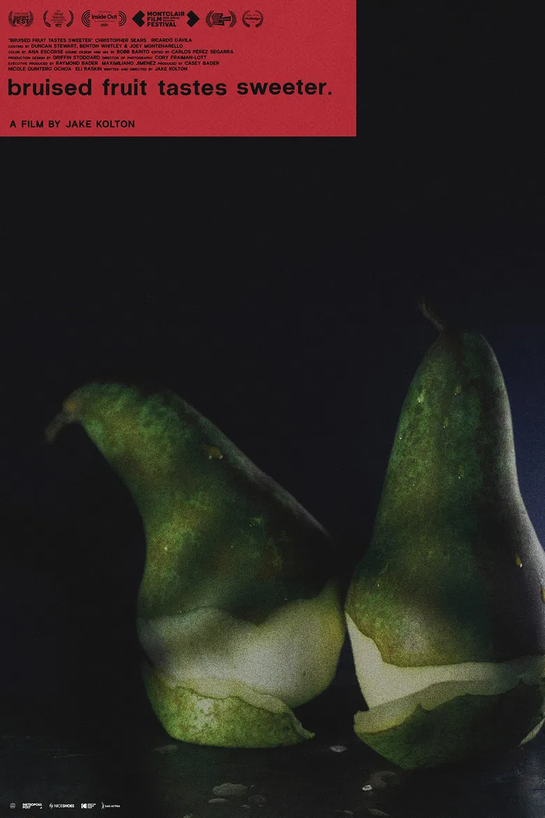 Bruised Fruit Tastes Sweeter poster background