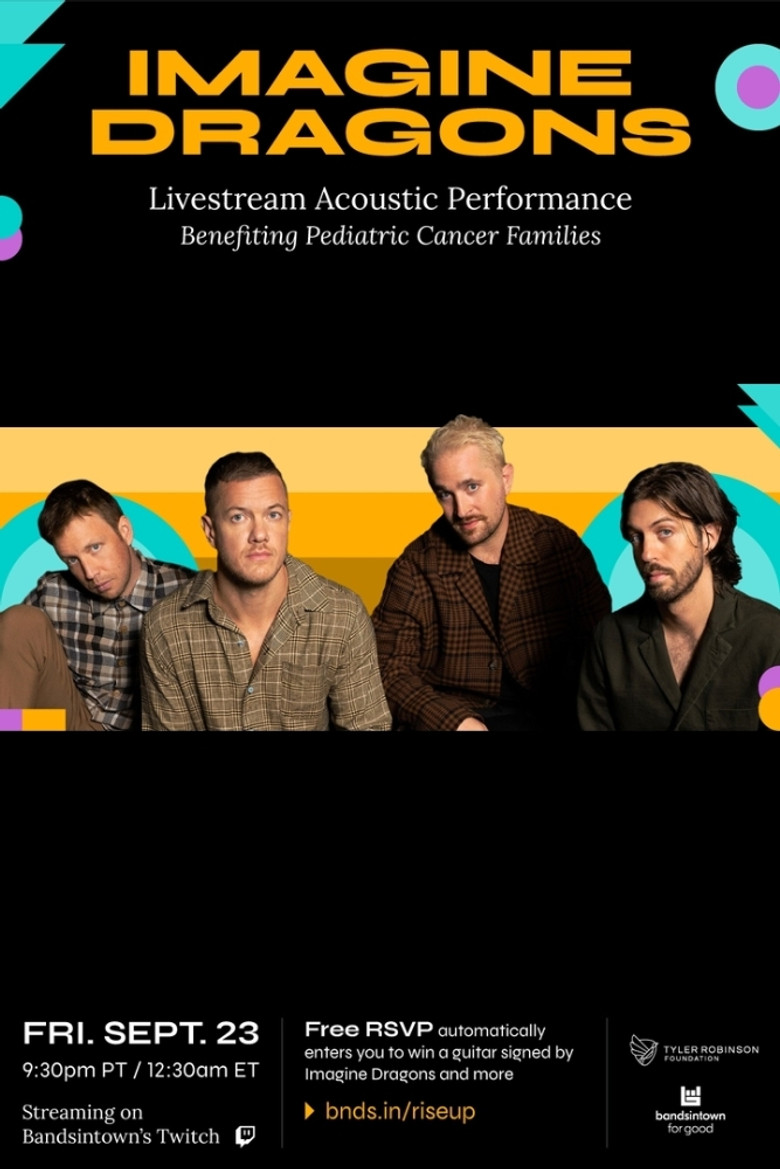 Imagine Dragons - Live from the Tyler Robinson Foundation 2022 RISE UP Gala poster background