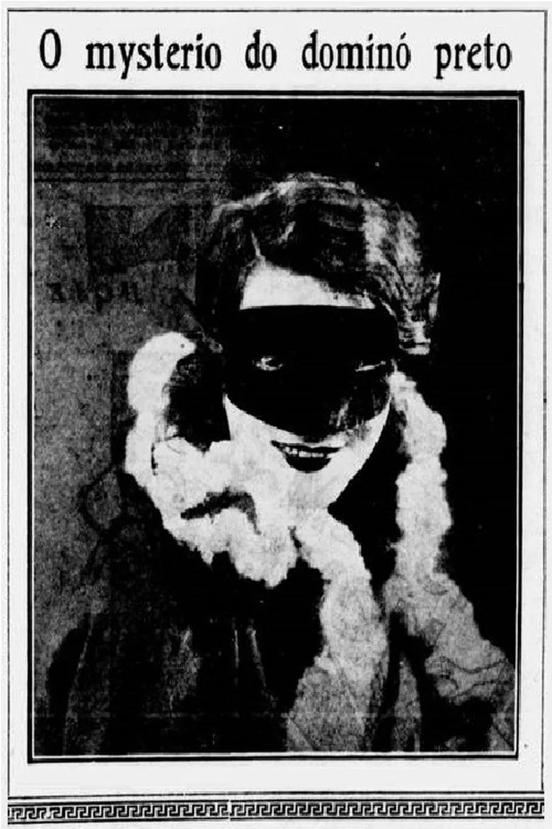 The Mystery of the Black Domino poster background