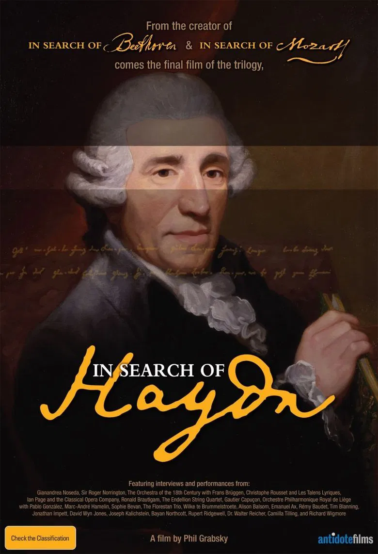 In Search of Haydn poster background