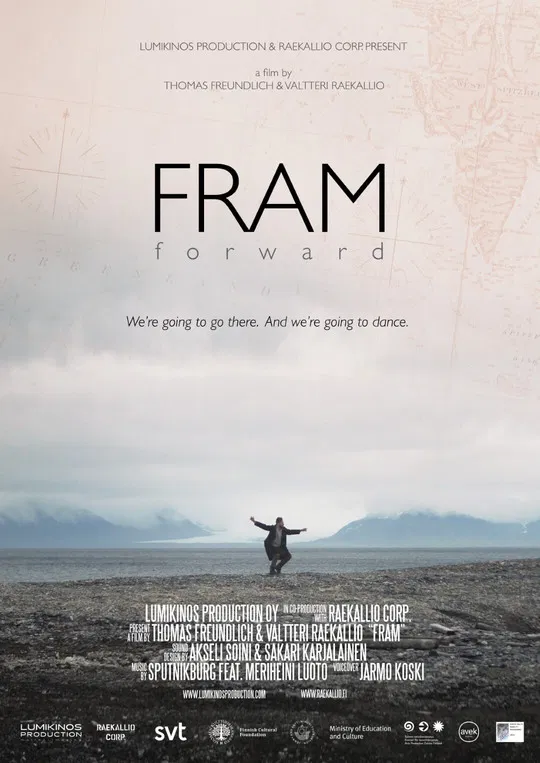 Fram – Forward poster background