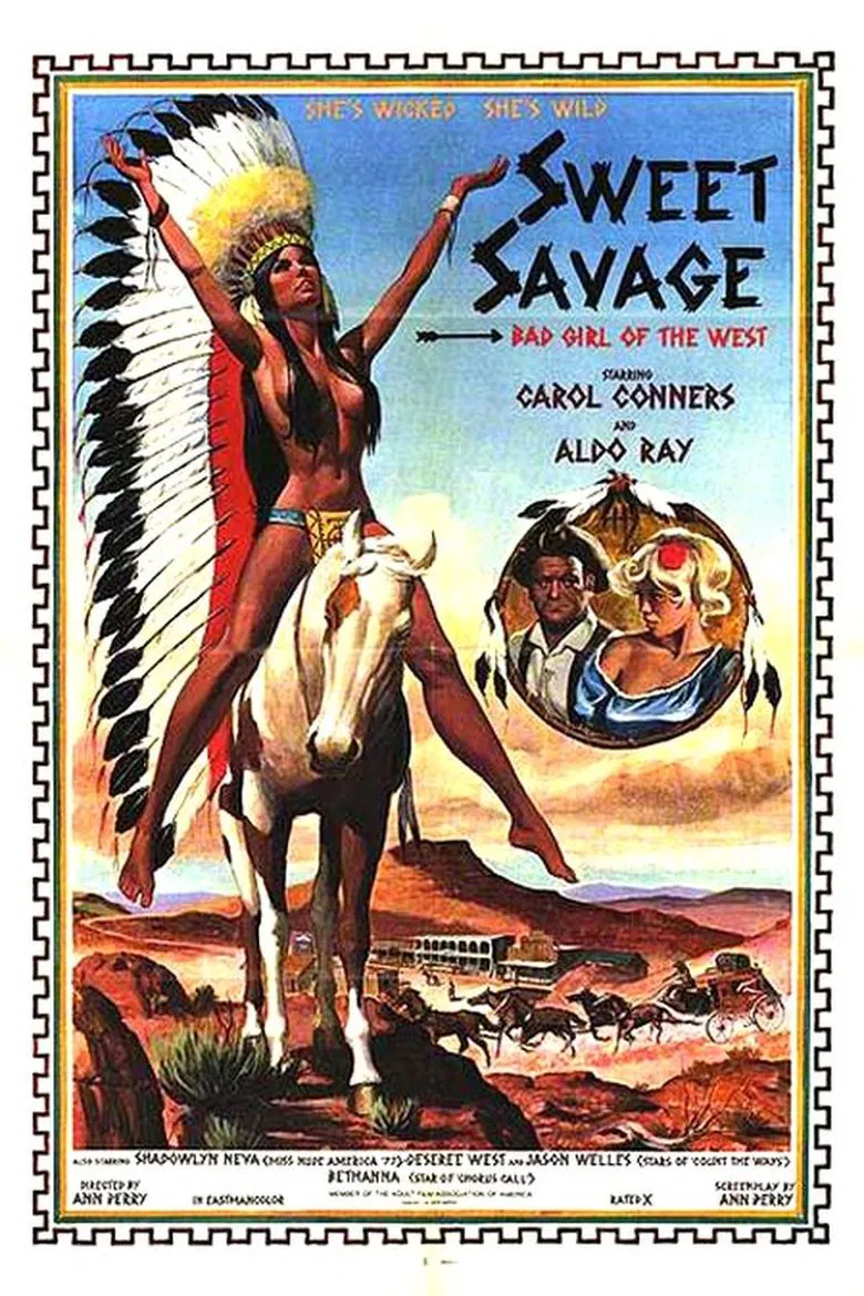 Sweet Savage poster background