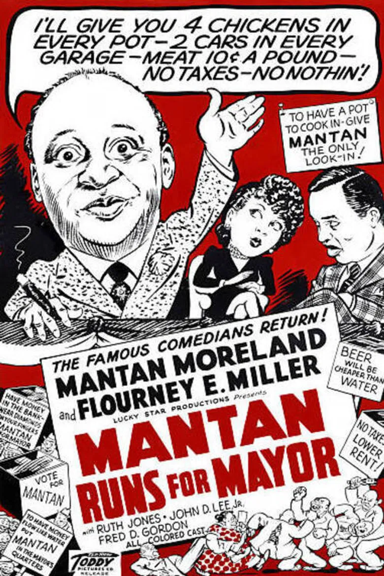 Mantan Runs for Mayor poster background
