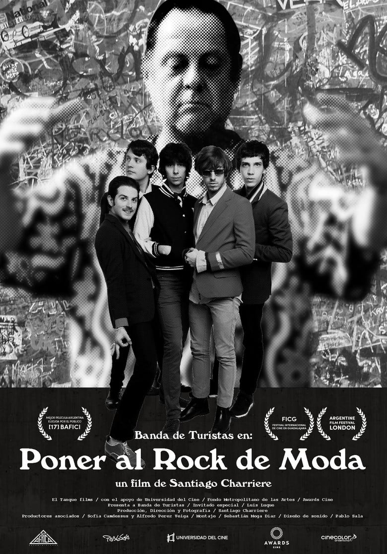 Poner al rock de moda poster background