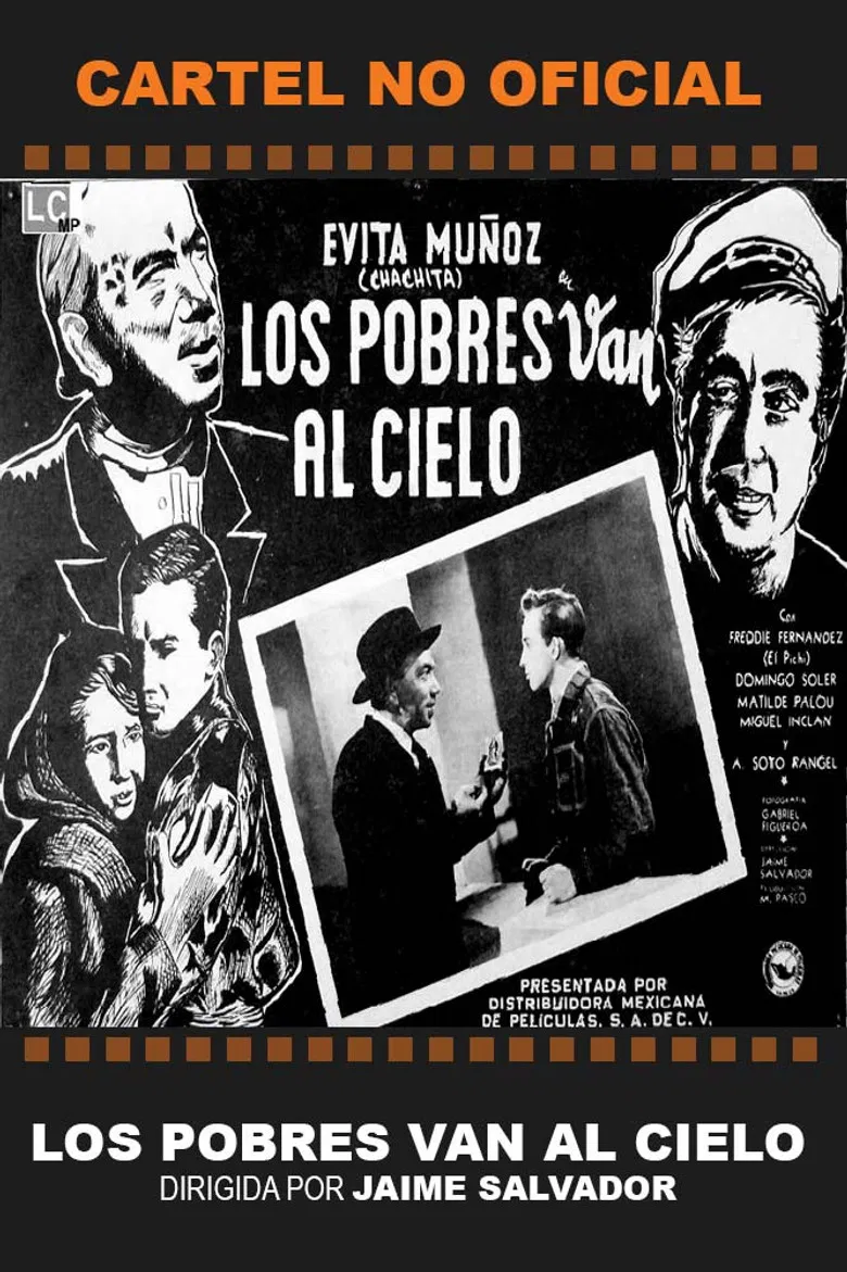 Los pobres van al cielo poster background