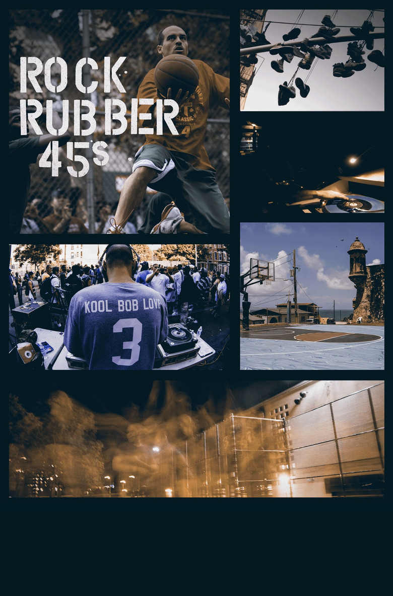 Rock Rubber 45s poster background
