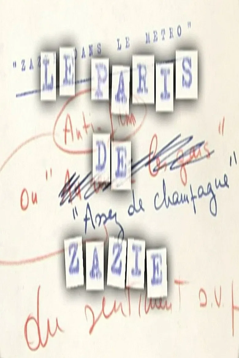 Le Paris de Zazie poster background