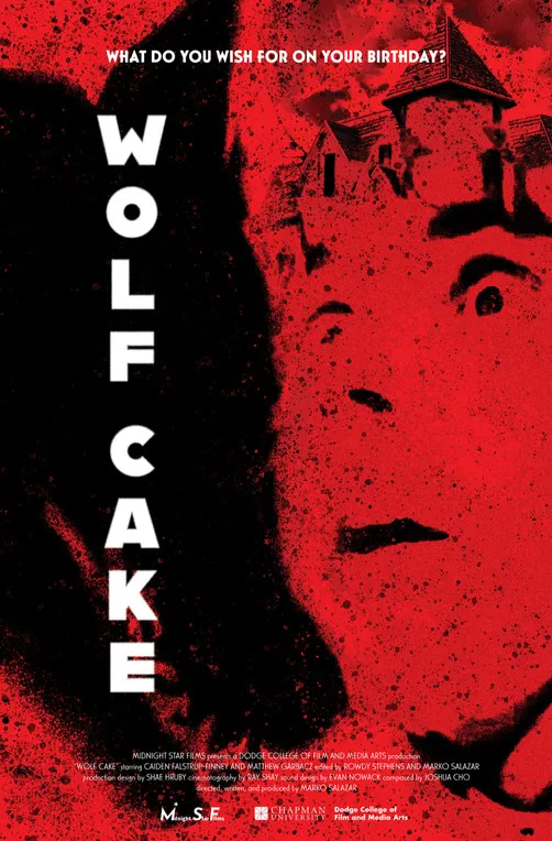 Wolf Cake poster background