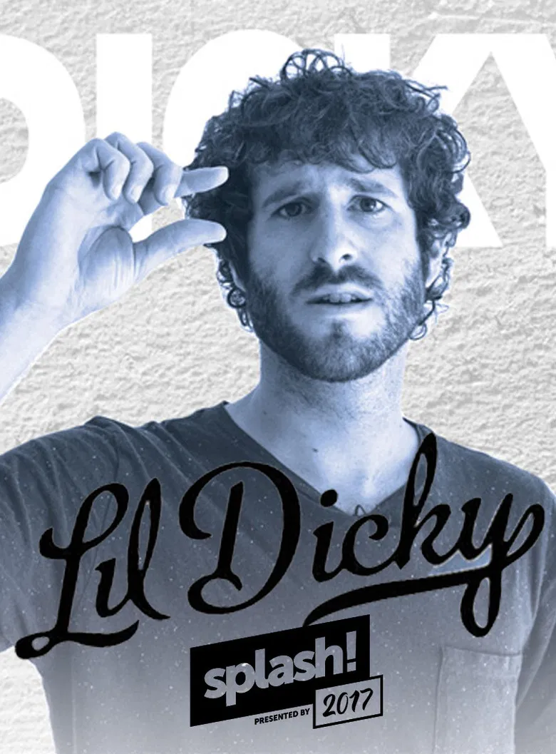 Lil Dicky au splash! Festival 2017 poster background