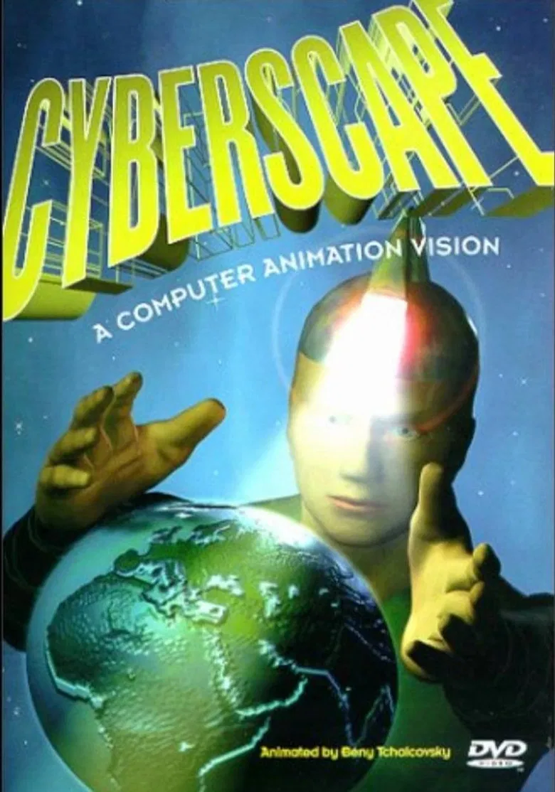 Cyberscape: A Computer Animation Vision poster background