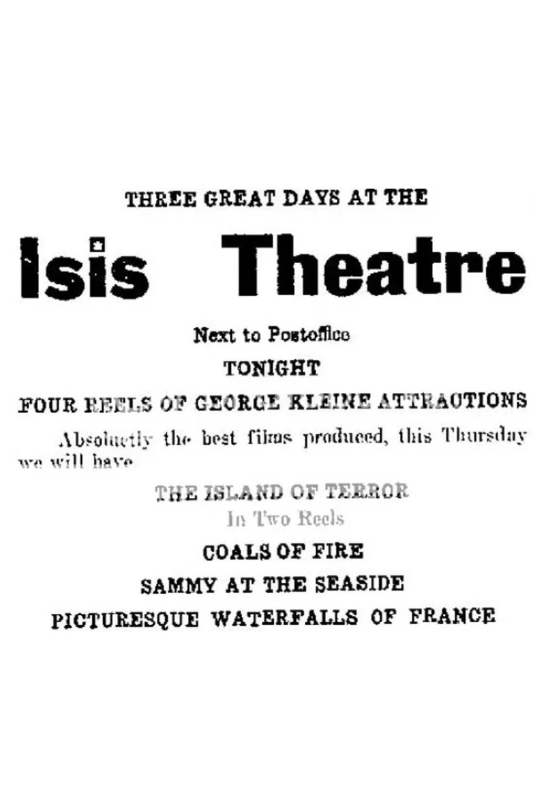 The Island of Terror poster background