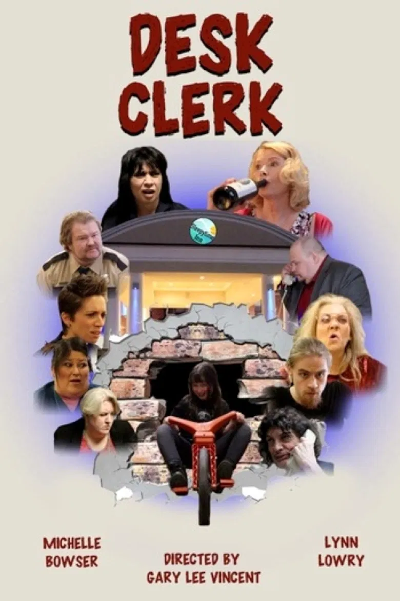 Desk Clerk poster background