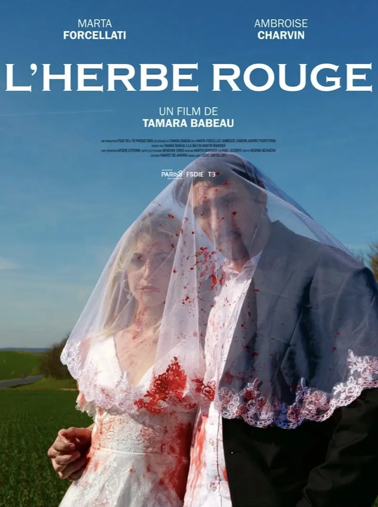 L'Herbe Rouge poster background