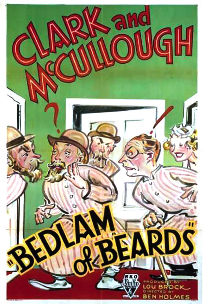 Bedlam of Beards poster background