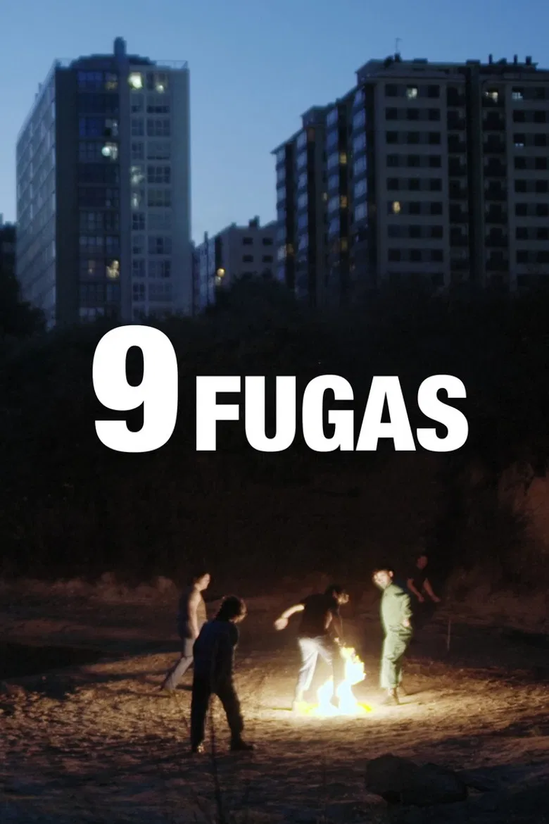 9 fugas poster background