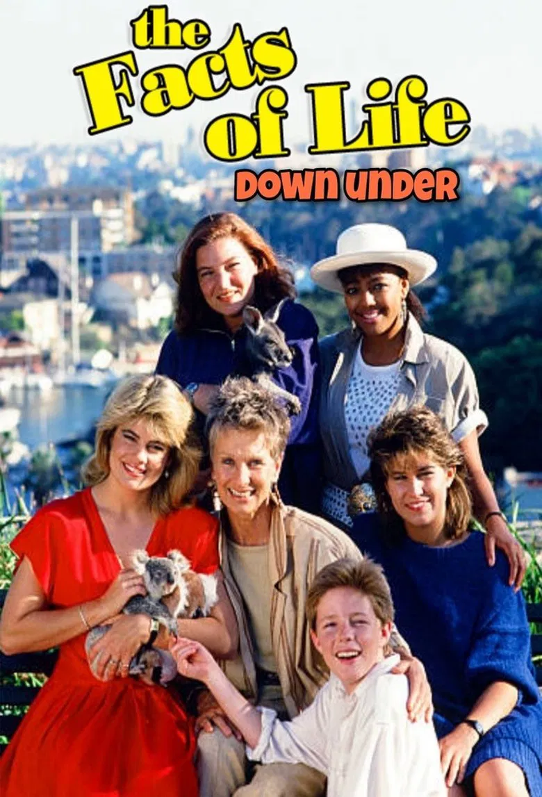 The Facts of Life Down Under poster background