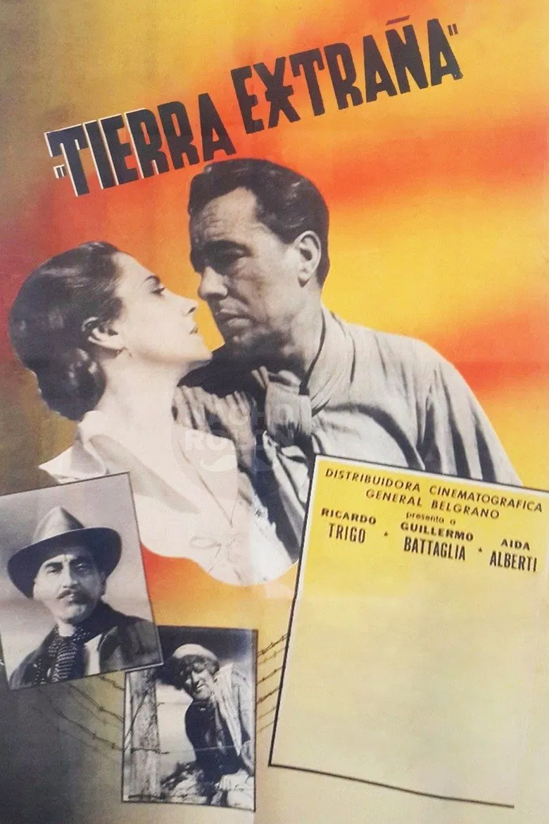 Tierra extraña poster background