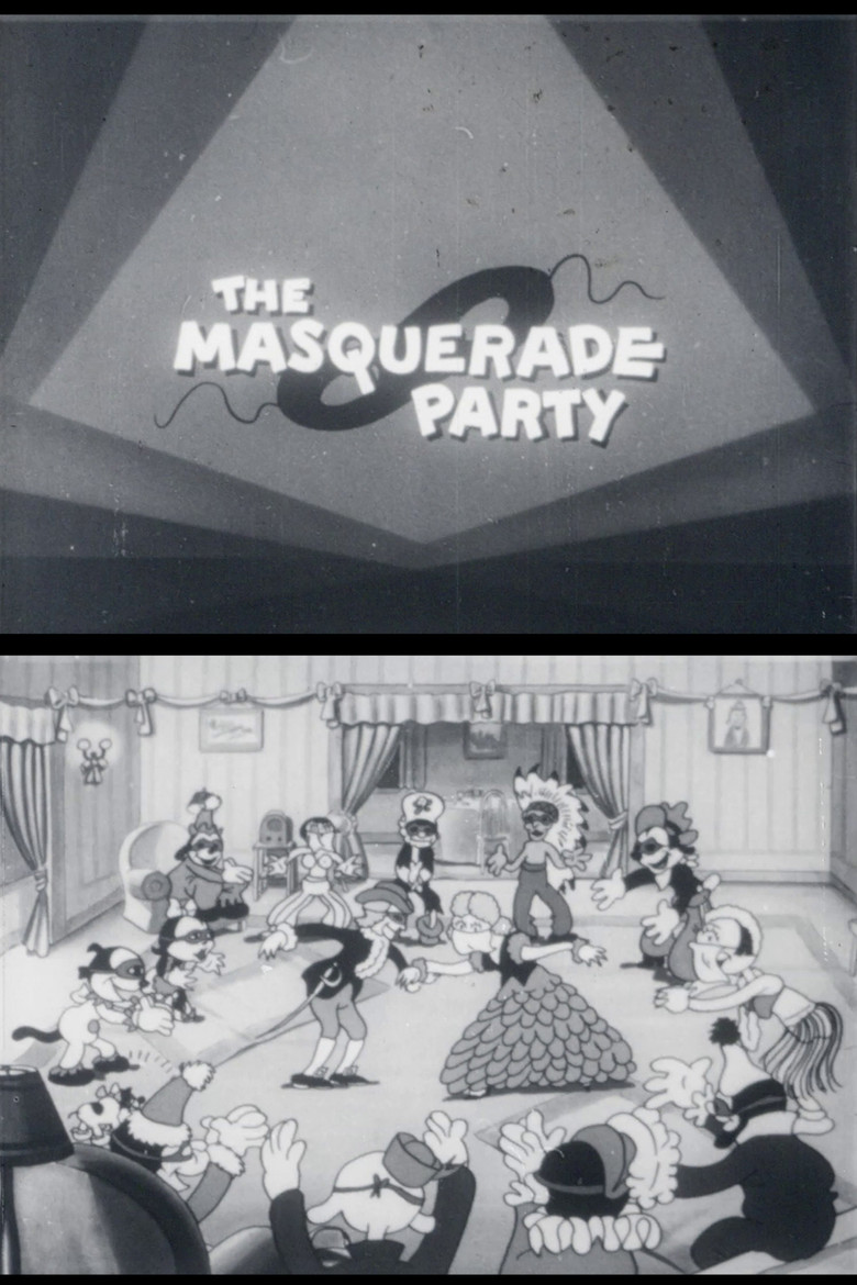 Masquerade Party poster background