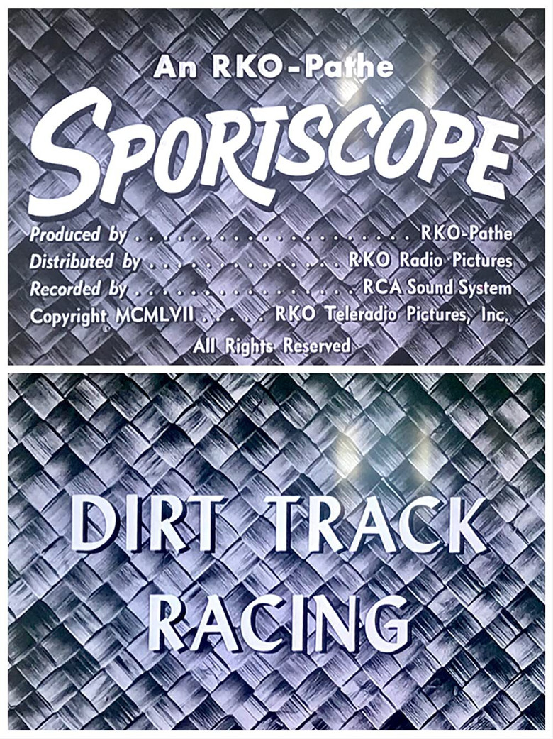 Dirt Track Racing poster background