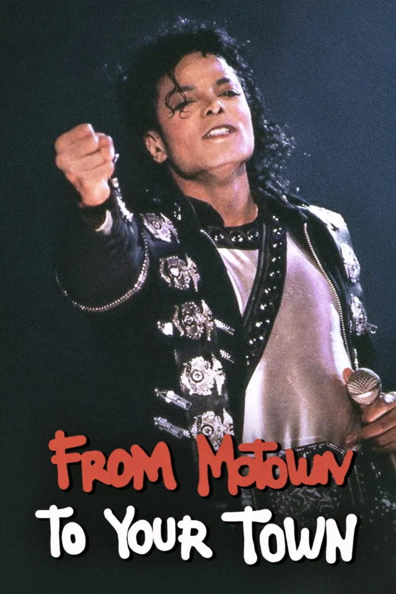Michael Jackson: From Motown To Your Town poster background