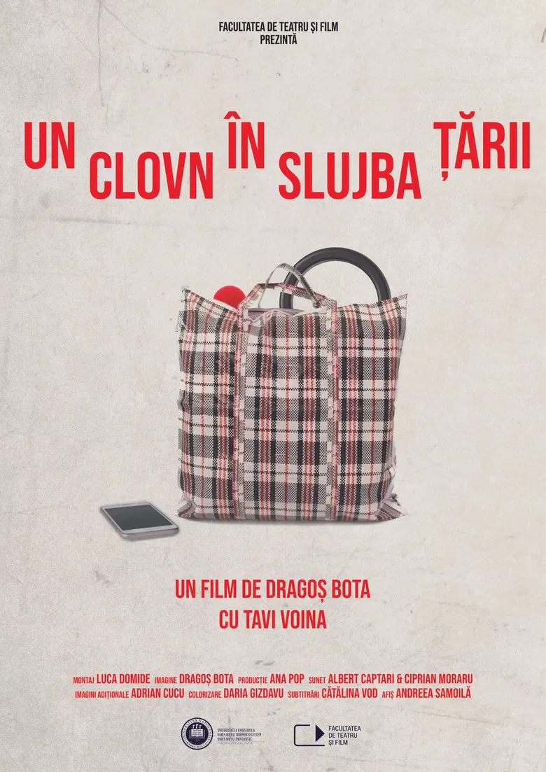 A clown serving his country poster background