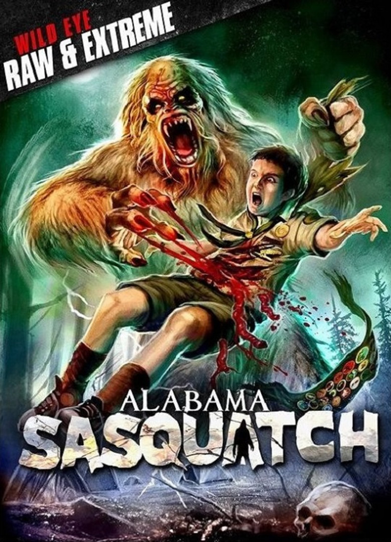 Alabama Sasquatch poster background