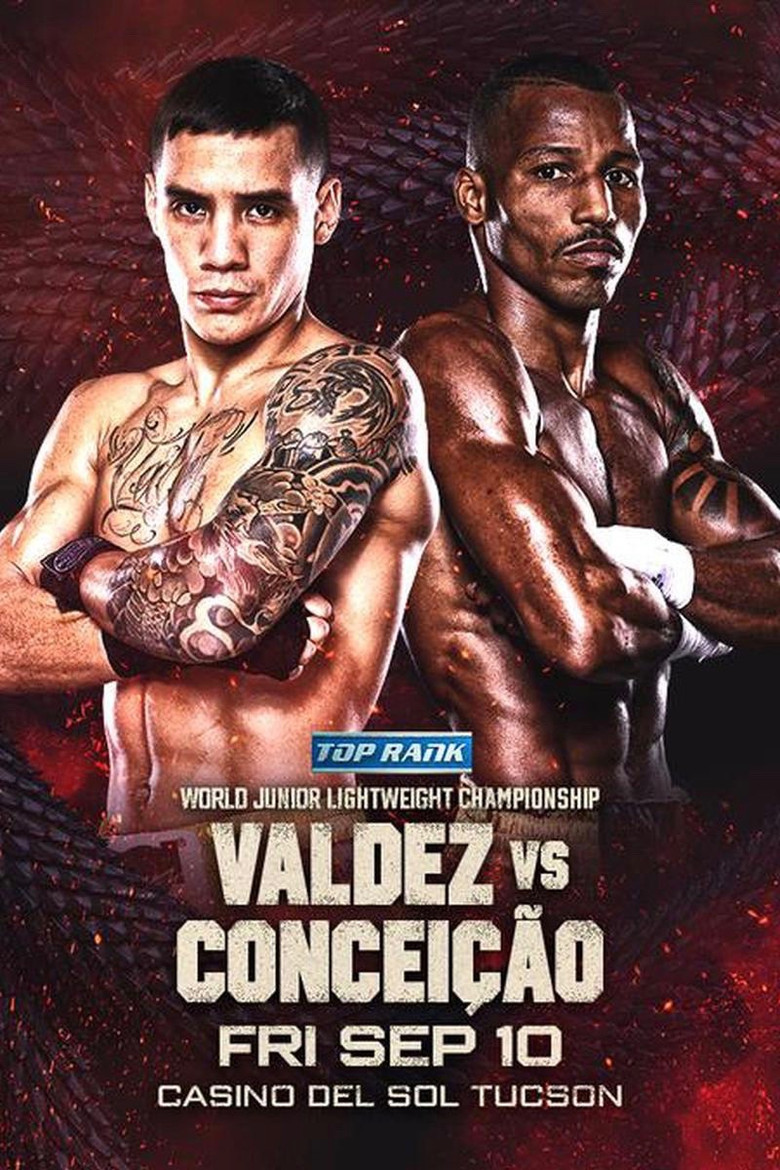Oscar Valdez vs. Robson Conceicao poster background