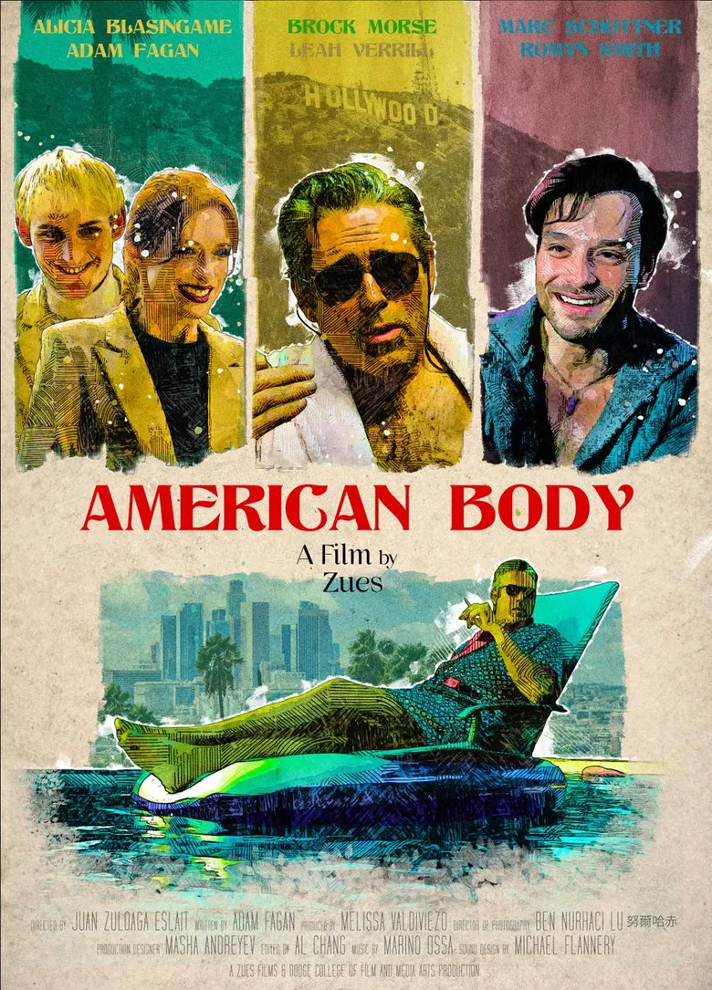 American Body poster background