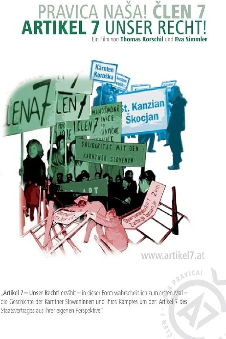 Article 7 - Our Right! poster background