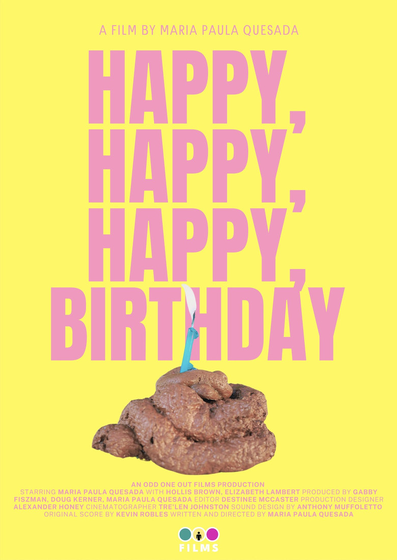 Happy, Happy, Happy Birthday poster background