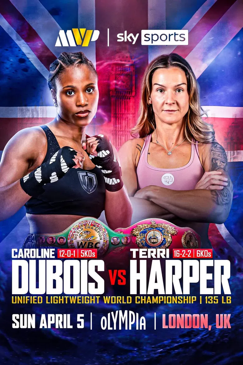 Caroline Dubois vs. Terri Harper poster background