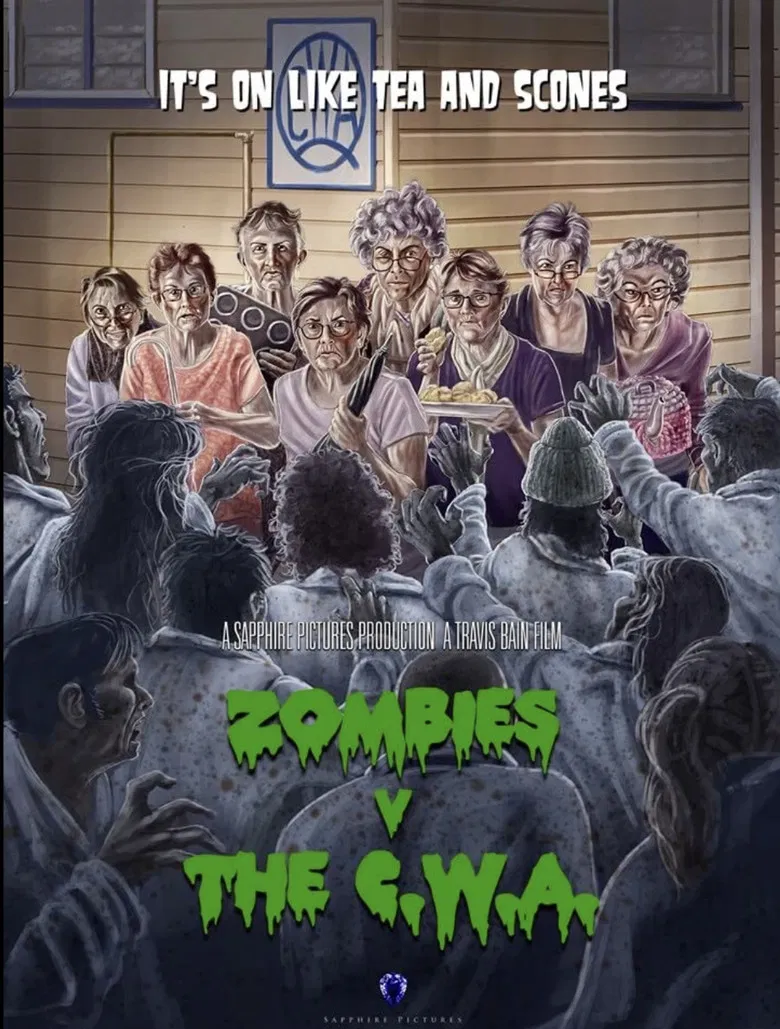 Zombies V the C.W.A. poster background