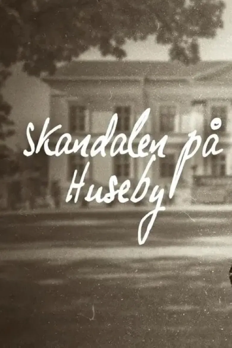 Skandalen på Huseby poster background