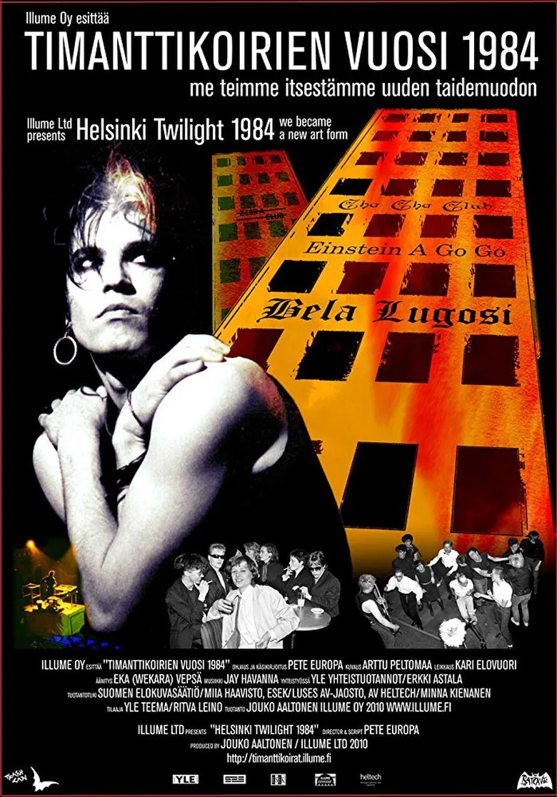 Helsinki Twilight 1984 poster background
