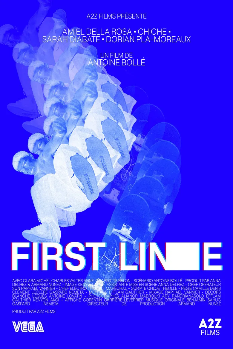 FIRST LINE poster background