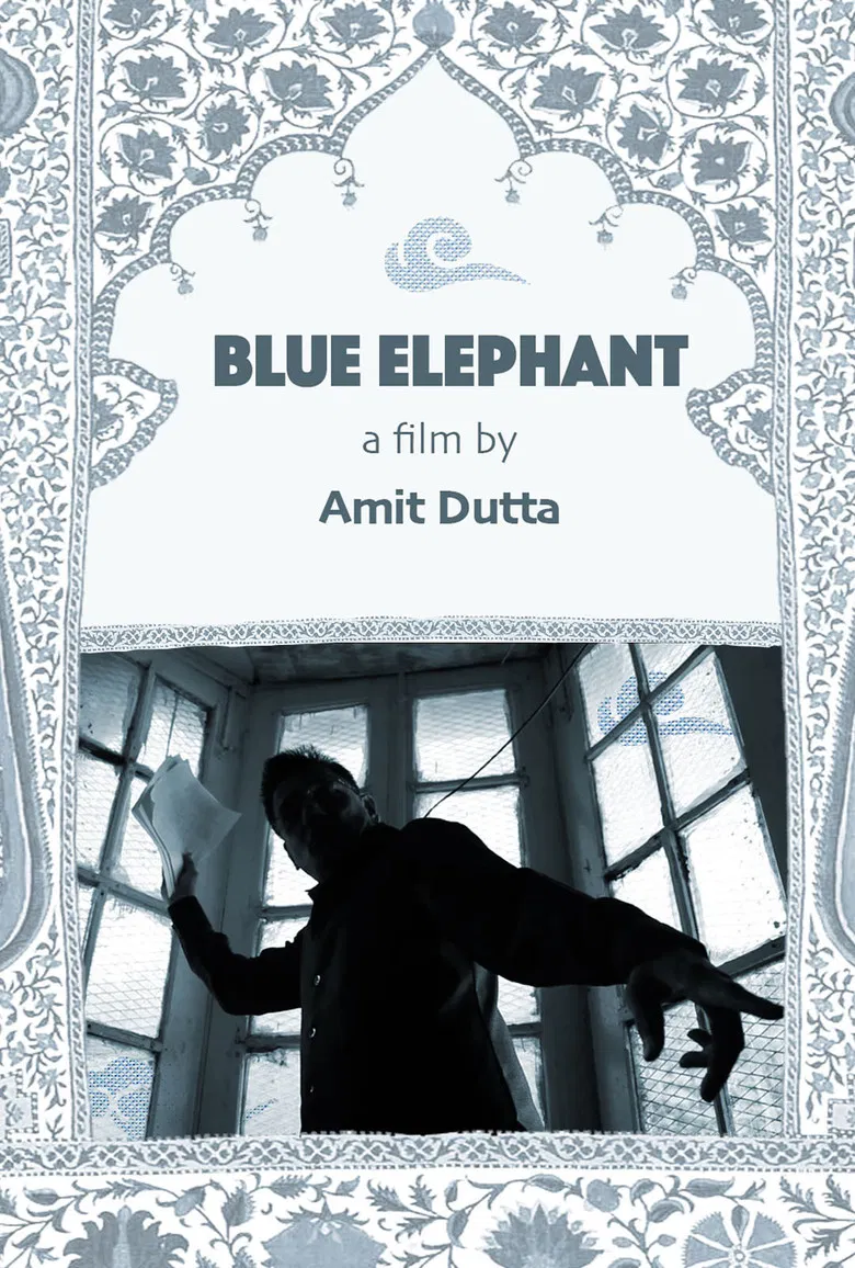 Blue Elephant poster background