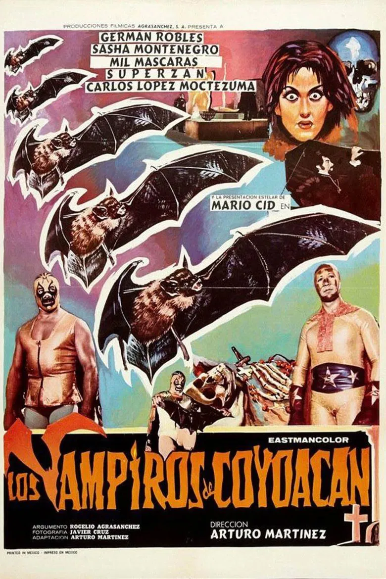 The Vampires of Coyoacan poster background