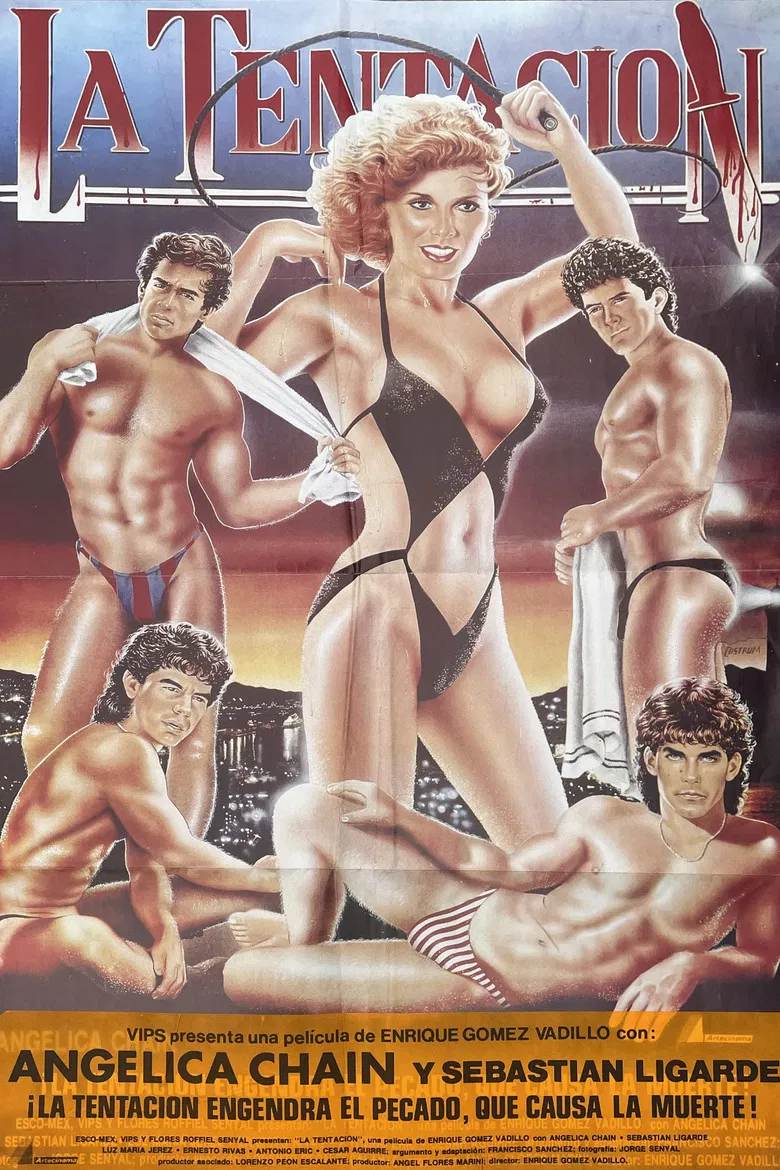 La Tentación poster background
