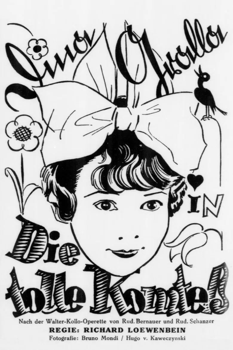 Die tolle Komteß poster background