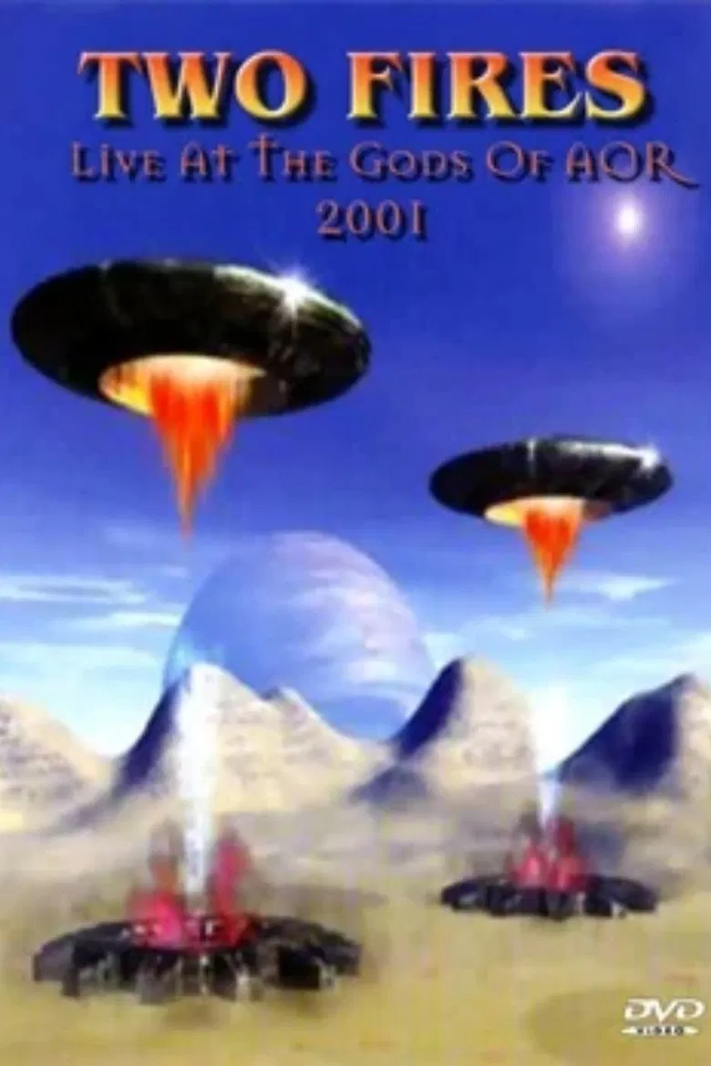 TWO FIRES: Live At The Gods Of AOR poster background