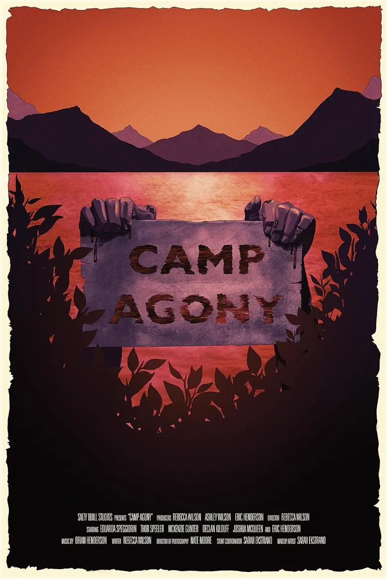 Camp Agony poster background