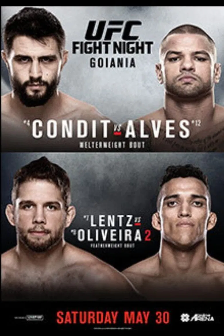 UFC Fight Night 67: Condit vs. Alves poster background