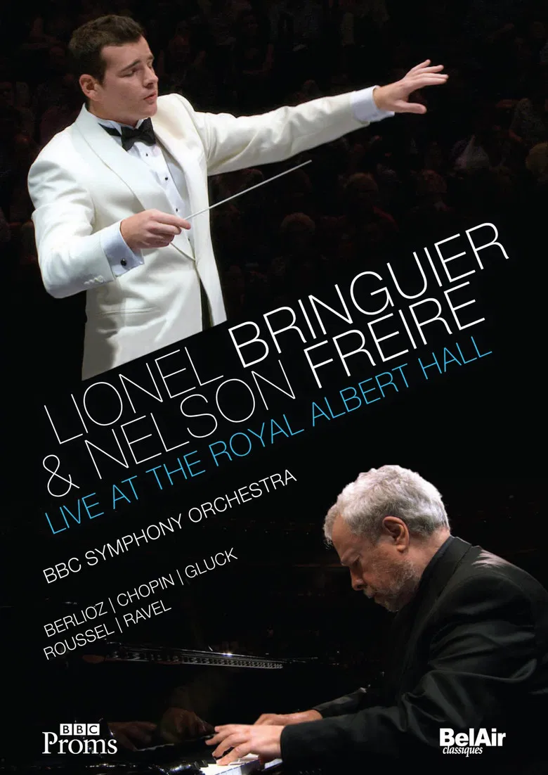 Lionel Bringuier & Nelson Freire Live at the Royal Albert Hall poster background